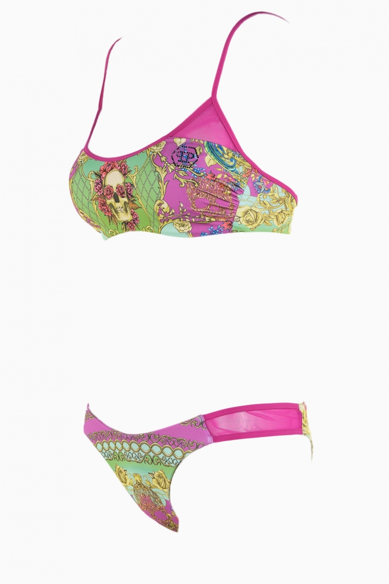 COSTUM DE BAIE DOUA PIESE IMPRIMEU CRANIU DAMA PHILIPP PLEIN