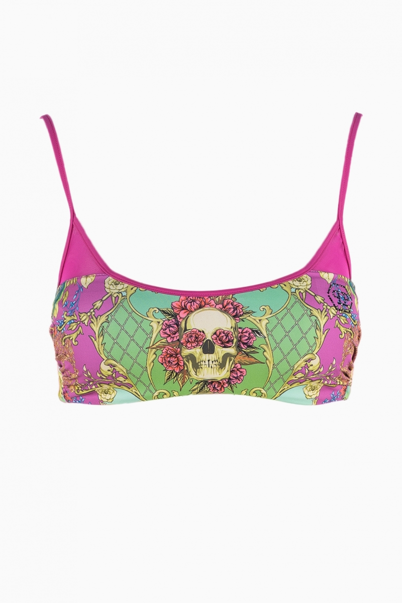 COSTUM DE BAIE DOUA PIESE IMPRIMEU CRANIU DAMA PHILIPP PLEIN