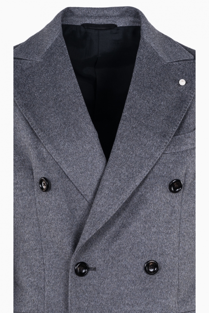 LUIGI BIANCHI MEN`S 6 BUTTONS COAT