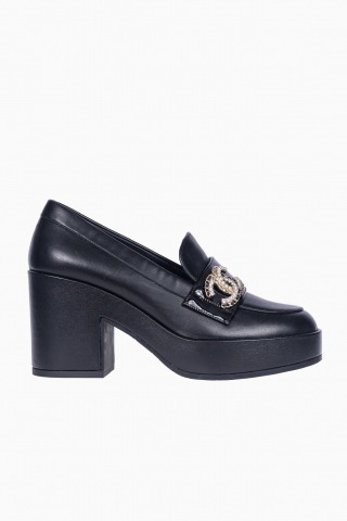 CHANEL DAMENSCHUHE MIT BLOCKABSÄTZEN