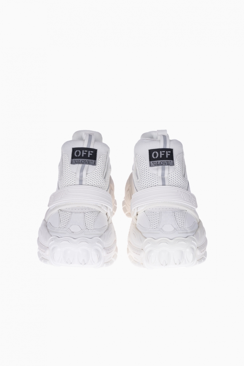 SNEAKERS BARBATI OFF WHITE GLOVE SLIP ON