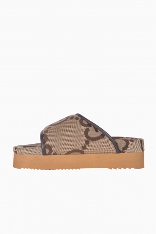 GUCCI DAMEN-SNEAKER GG SUPREME PLATEAU