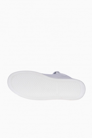 SAINT LAURENT HIGH-TOP MEN`S LAX DISTRESSED SNEAKERS