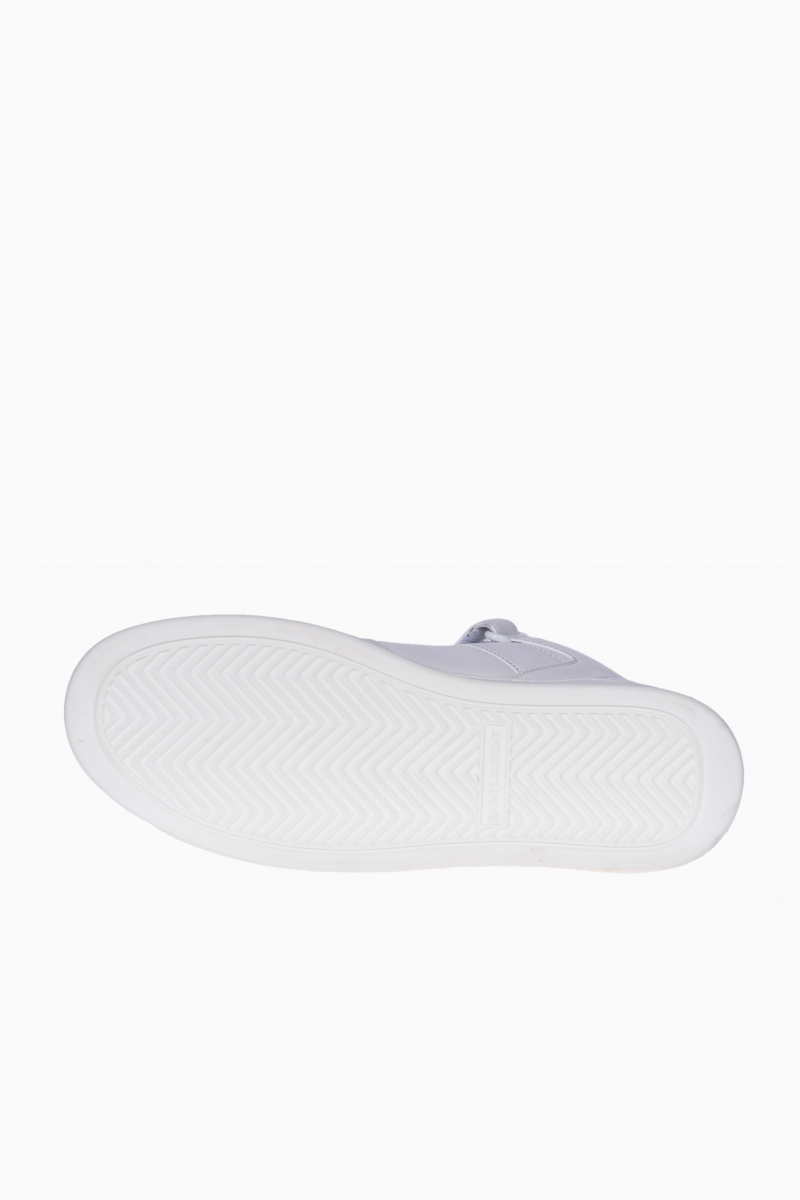 SAINT LAURENT HIGH-TOP MEN`S LAX DISTRESSED SNEAKERS