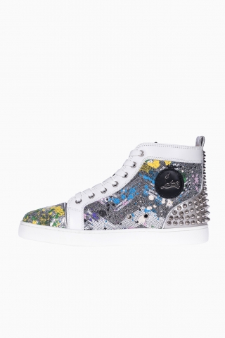 CHRISTIAN LOUBOUTIN HIGH-TOP SPIKES HERREN SNEAKERS