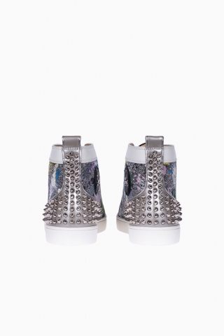 CHRISTIAN LOUBOUTIN HIGH-TOP SPIKES HERREN SNEAKERS