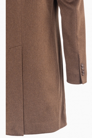 ABRIGO HOMBRE BLANCO PIEL SINTÉTICA 2 BOTONES FABRICADO EN ITALIA