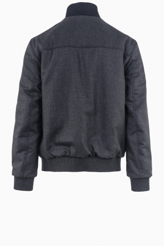 CHAQUETA BOMBER DE HOMBRE REVERSIBLE CON CREMALLERA BRIONI