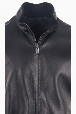 CHAQUETA BOMBER DE HOMBRE REVERSIBLE CON CREMALLERA BRIONI