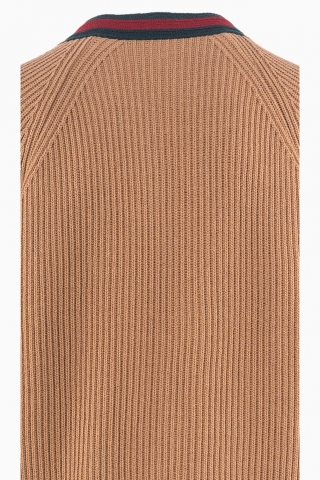 GUCCI HERREN-STRICKWOLL-CARDIGAN