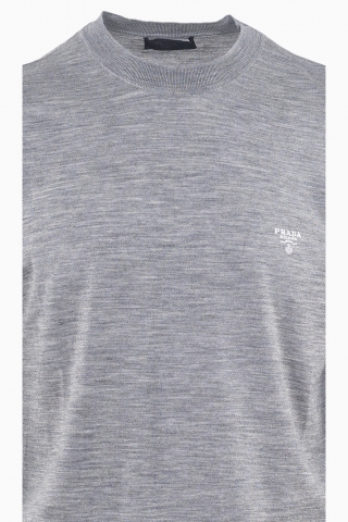 PRADA HERRENPULLOVER MIT RUNDHALSAUSSCHNITT