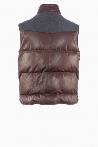 CHALECO DE PLUMAS DE PIEL PARA HOMBRE BRUNELLO CUCINELLI