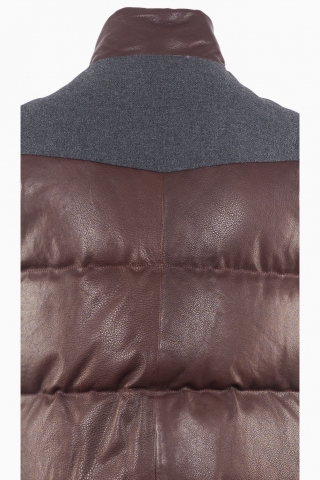 CHALECO DE PLUMAS DE PIEL PARA HOMBRE BRUNELLO CUCINELLI