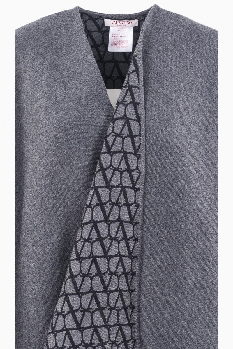 VALENTINO GARAVANI WOMEN'S FRINGE DETAIL SCARF