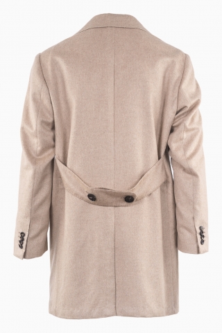 ABRIGO REGULAR DE CACHEMIR PARA HOMBRE KITON LUCA