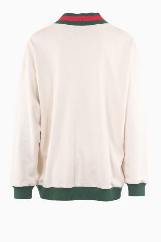 GUCCI WEB'OFF-WHITE PULLOVER FÜR HERREN