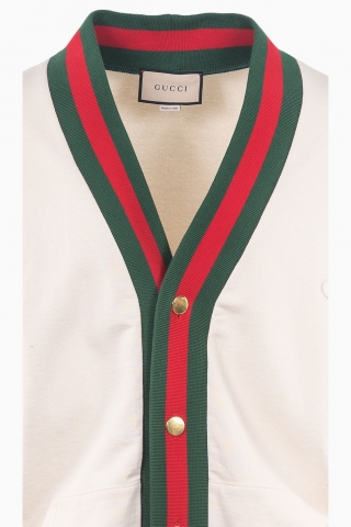 GUCCI WEB'OFF-WHITE PULLOVER FÜR HERREN