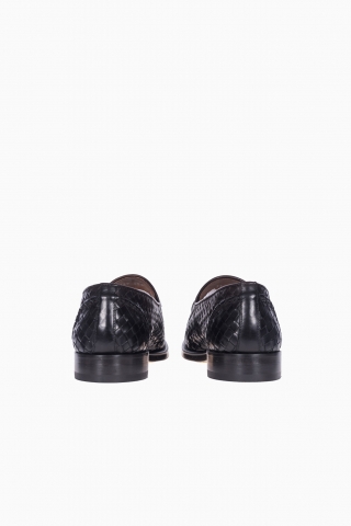 DOUCAL'S HERREN-LOAFER AUS GEFLOCHTENEM LEDER