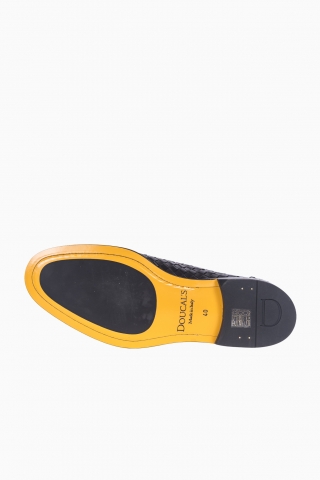 DOUCAL'S HERREN-LOAFER AUS GEFLOCHTENEM LEDER