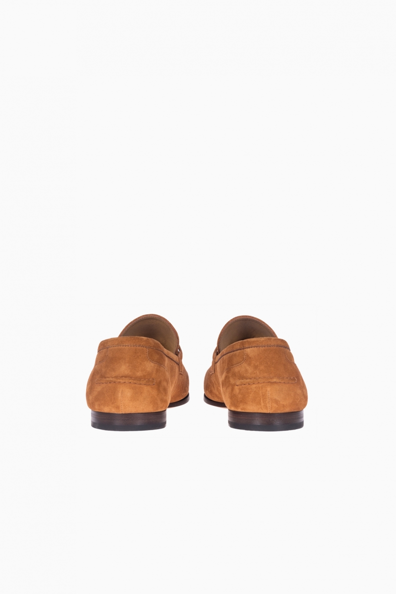 GUCCI JORDAN KAMEL-WILDLEDER-LOAFER