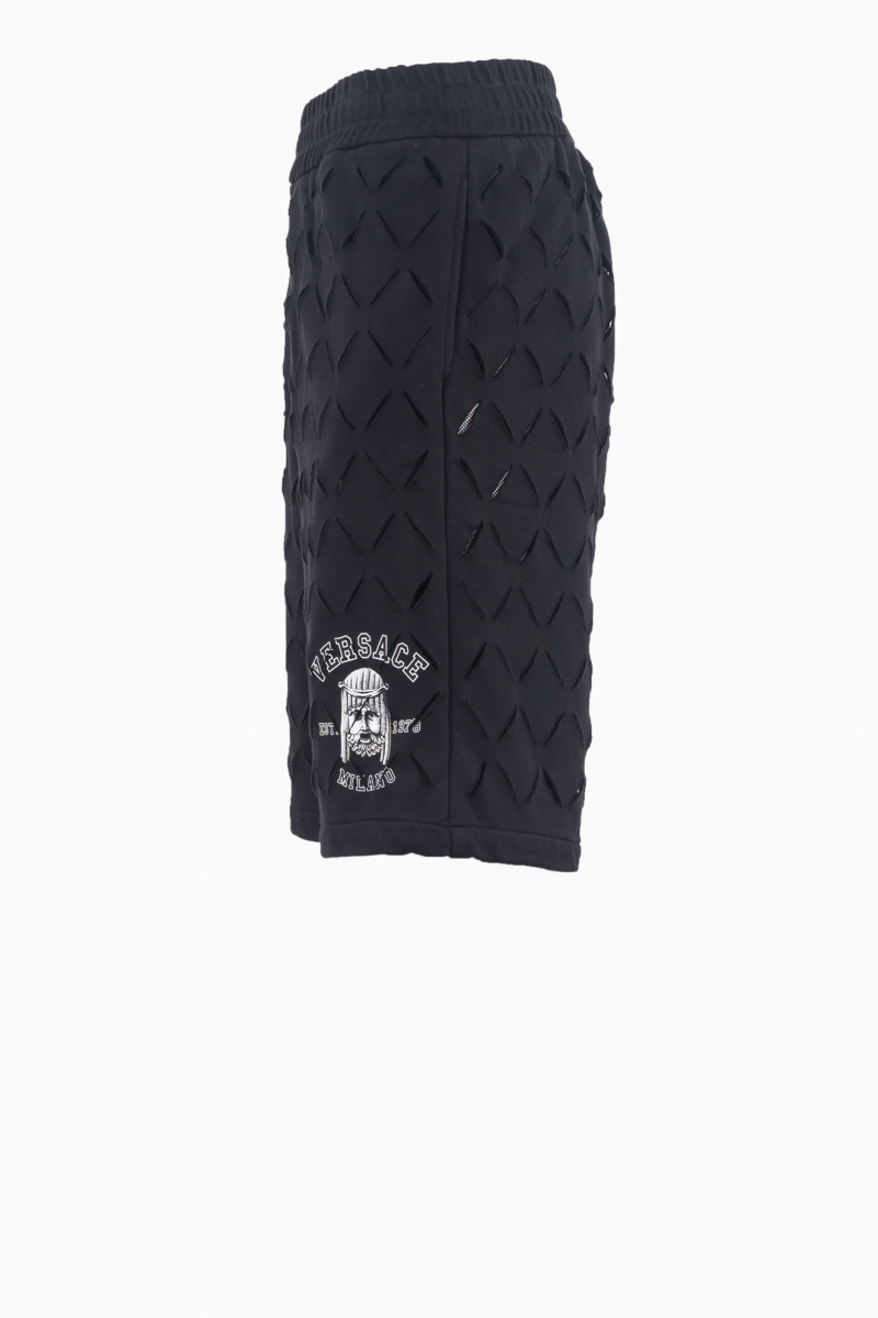 VERSACE MEN'S LOGO-PRINT SHORT PANTS