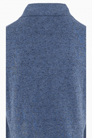 HARMONT&BLAINE HERREN-POLOSHIRT AUS GEFLAMMTEM TWEED