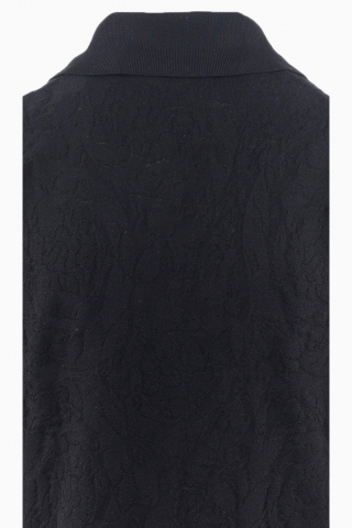 VERSACE WOMEN'S BAROCCO KNIT POLO CARDIGAN