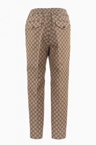GUCCI HERRENHOSE AUS GG-CANVAS