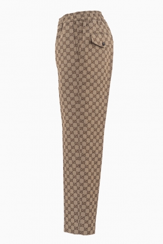 GUCCI HERRENHOSE AUS GG-CANVAS