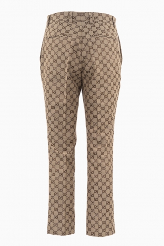 GUCCI DAMEN-HOSE AUS GG-CANVAS