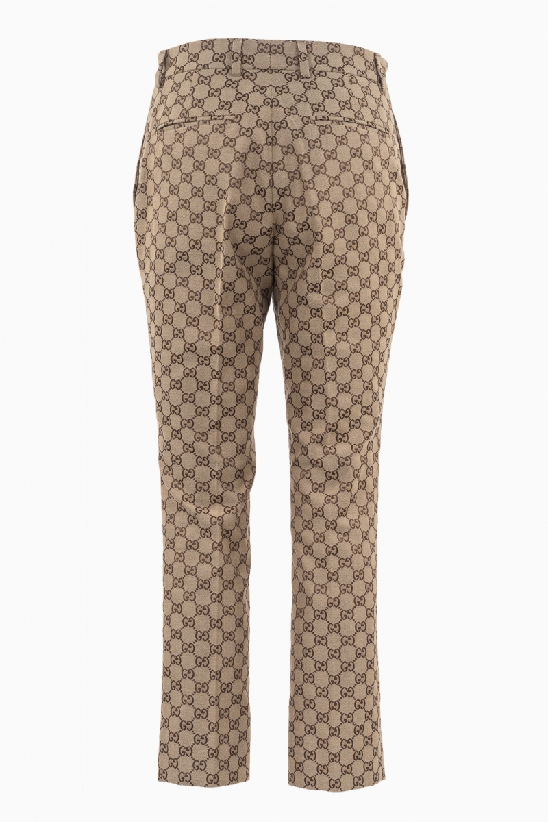 PANTALÓN DE LONA GG DE GUCCI PARA MUJER