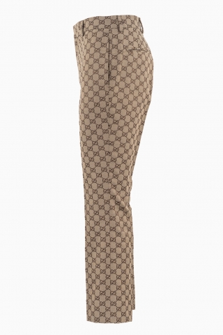 GUCCI DAMEN-HOSE AUS GG-CANVAS