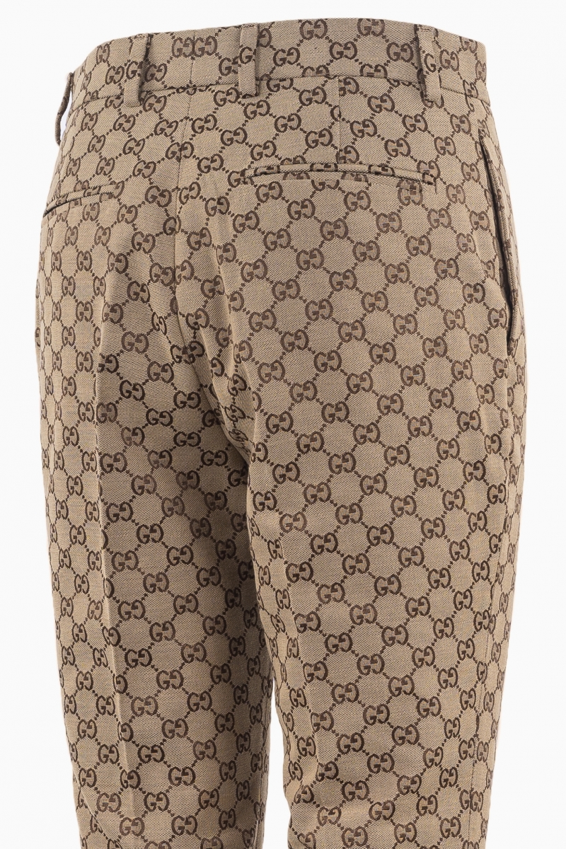 PANTALÓN DE LONA GG DE GUCCI PARA MUJER