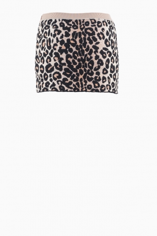 FUSTA DAMA VALENTINO GARAVANI LEOPARD PRINT