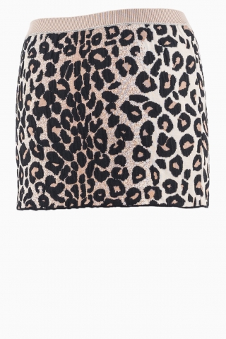 FUSTA DAMA VALENTINO GARAVANI LEOPARD PRINT