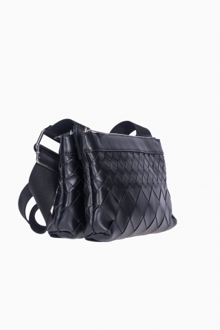 BOTTEGA VENETTA INTERCCIATO DUO UMHÄNGETASCHE FÜR HERREN