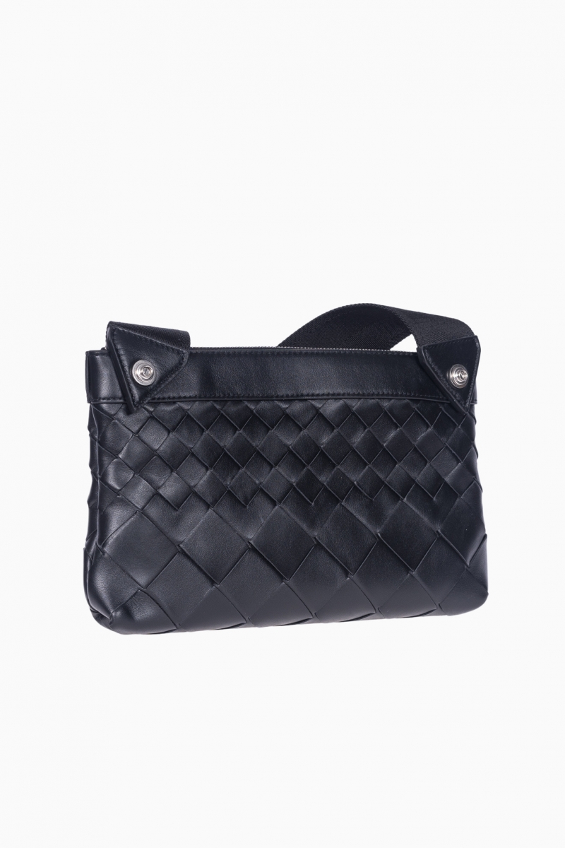 BOTTEGA VENETTA MEN'S INTERCCIATO DUO CROSSBODY
