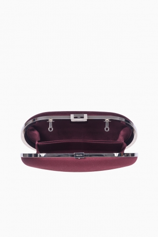 PRADA DAMEN-CLUCH-TASCHE AUS SAMT