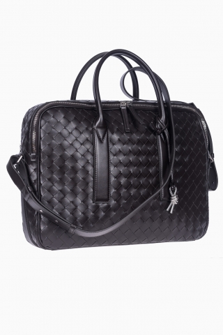 BOTTEGA VENETTA HERREN-AKTENTASCHE „GETAWAY“ AUS INTRECCIATO