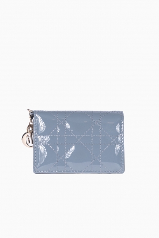 DIOR WOMEN'S LADY BLOOM CARD HOLDER WALLET