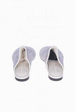 BOTTEGA VENETTA DAMEN-SLIPPER MIT STRASSSTEINEN