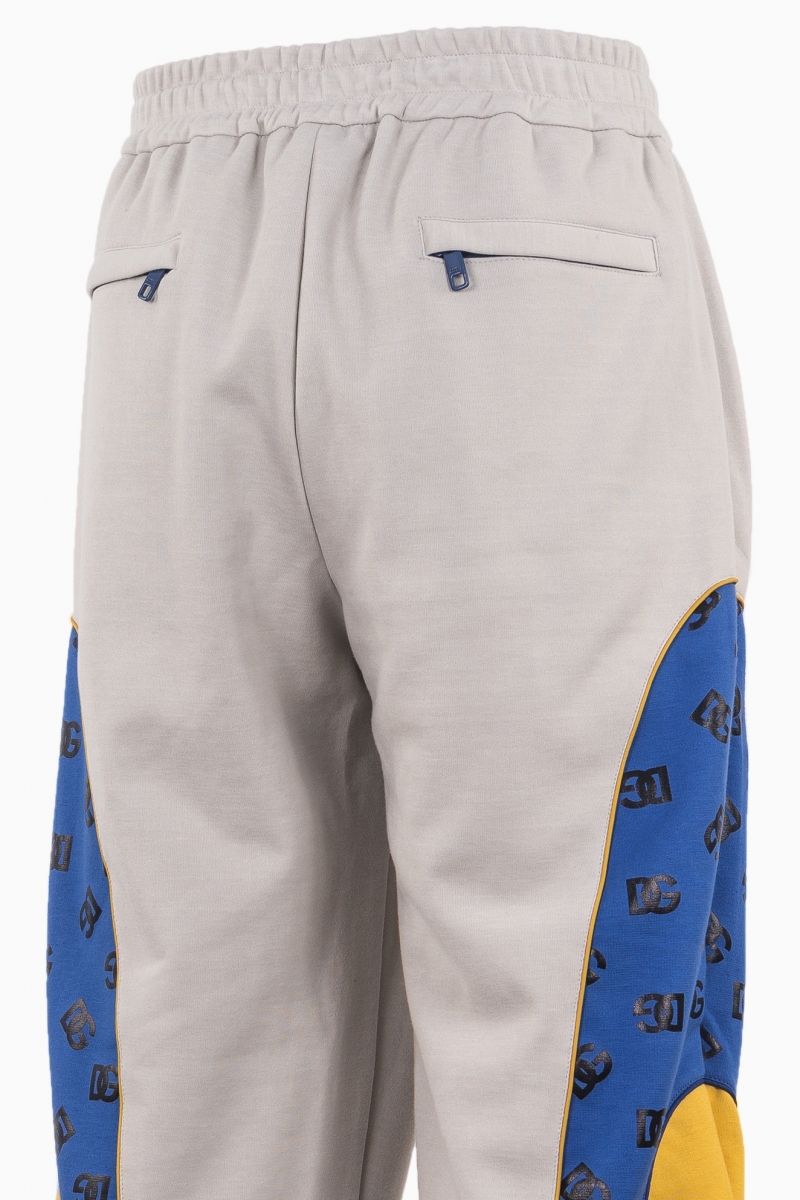 DOLCE&GABBANA EMBROIDERED DG-LOGO MEN'S T-SHIRT