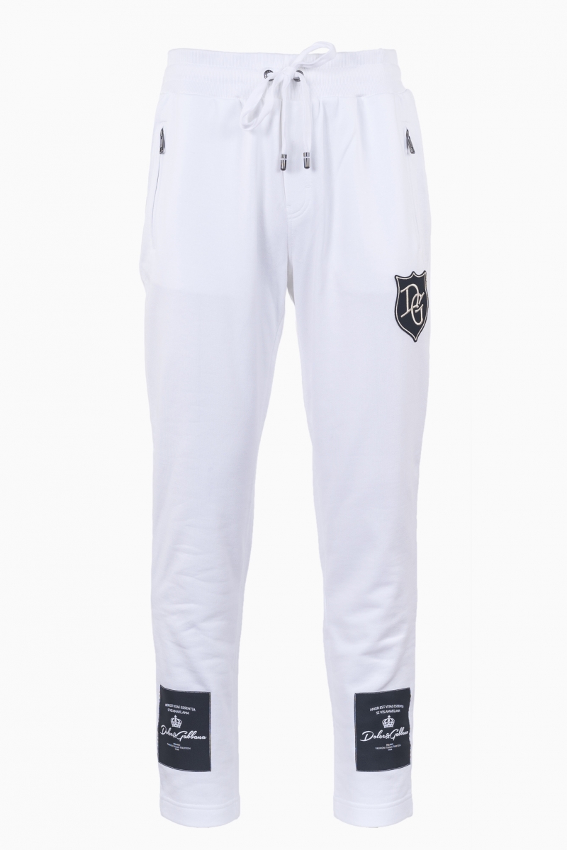 PANTALON BARBATI DOLCE&GABBANA LOGO PATCH