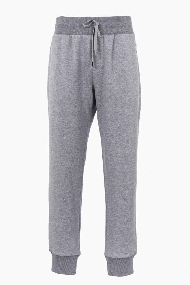 DOLCE&GABBANA  LOGO PLAQUE JOGGER MEN'S PANT