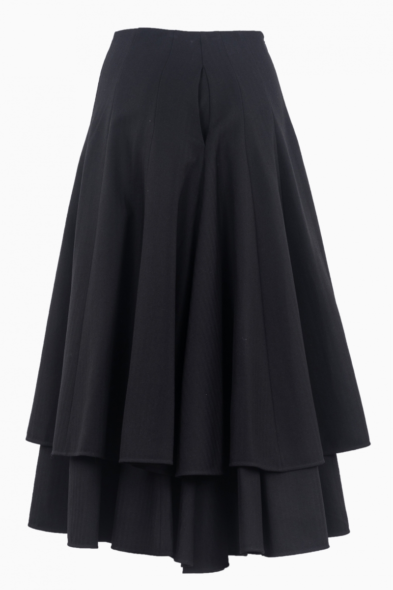 LOEWE ASYMMETRIC CONSTRUCTION SKIRT WOMEN'S