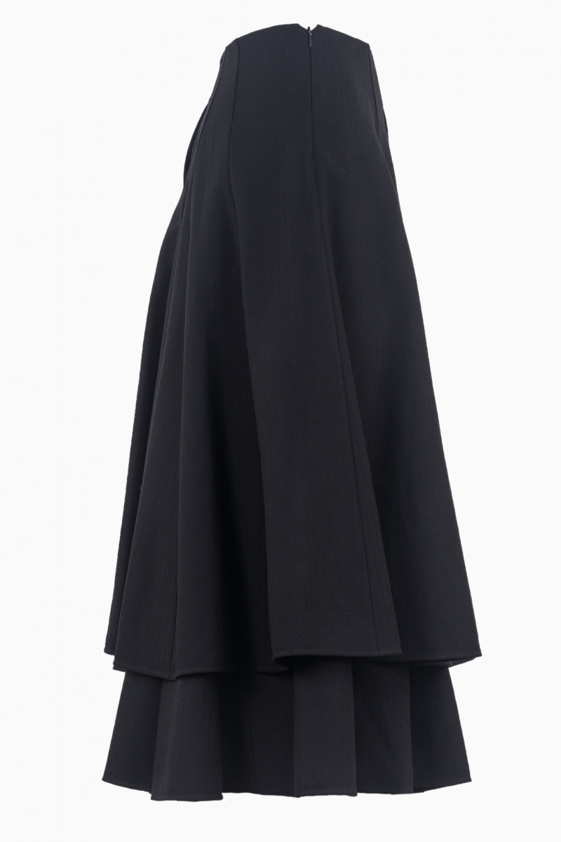 LOEWE ASYMMETRIC CONSTRUCTION SKIRT WOMEN'S