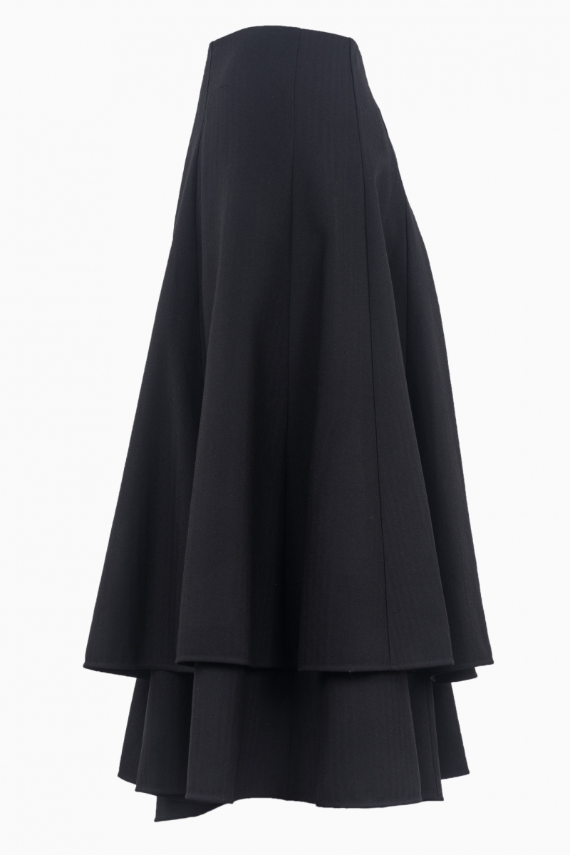 LOEWE ASYMMETRIC CONSTRUCTION SKIRT WOMEN'S