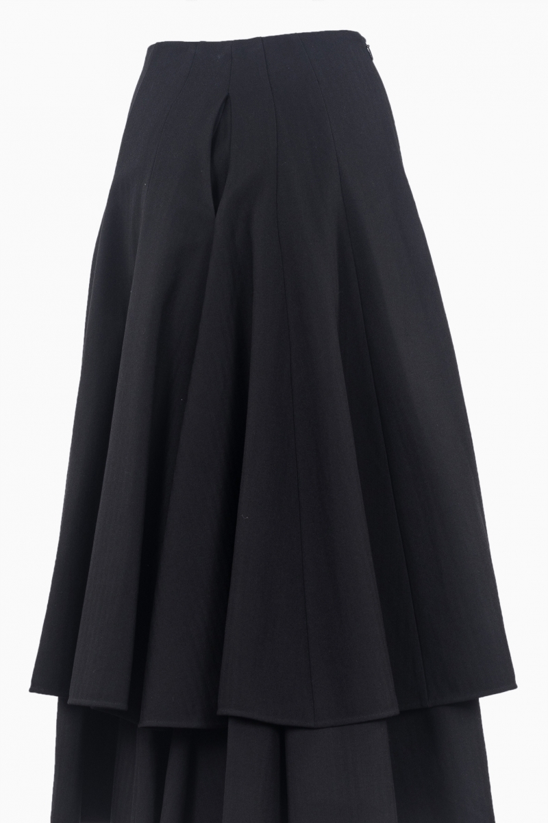 LOEWE ASYMMETRIC CONSTRUCTION SKIRT WOMEN'S