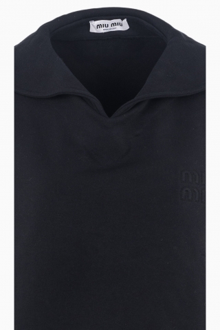 MIU MIU DAMEN-SWEATSHIRT OHNE ÄRMEL AUS FLEECE