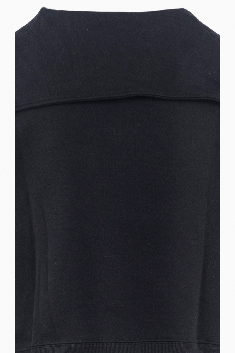 MIU MIU SLEEVELESS CROPPED FLEECE SWEATSHIRT WOMEN'S